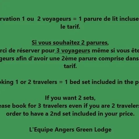 Angers Green Lodge Lägenhet