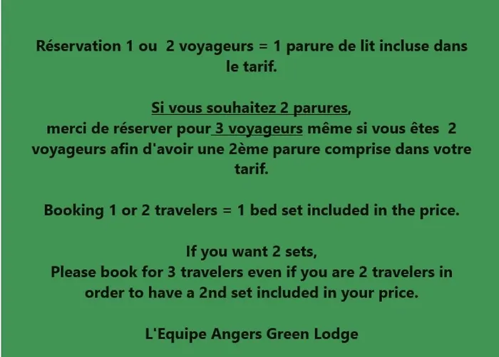 Angers Green Lodge Apartman